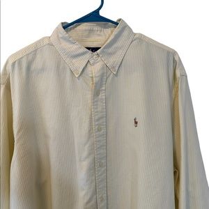 Ralph Lauren mens button down cotton shirt.